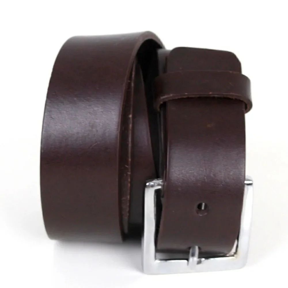 Mexico SADDLE BROWN GENUINE LEATHER 1.5"Wd CASUAL DRESS MEN'S BELT Sz 38 (78M